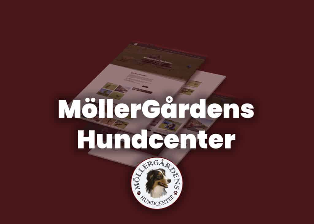 Möllergårdens hundcenters webbplats i flera delar