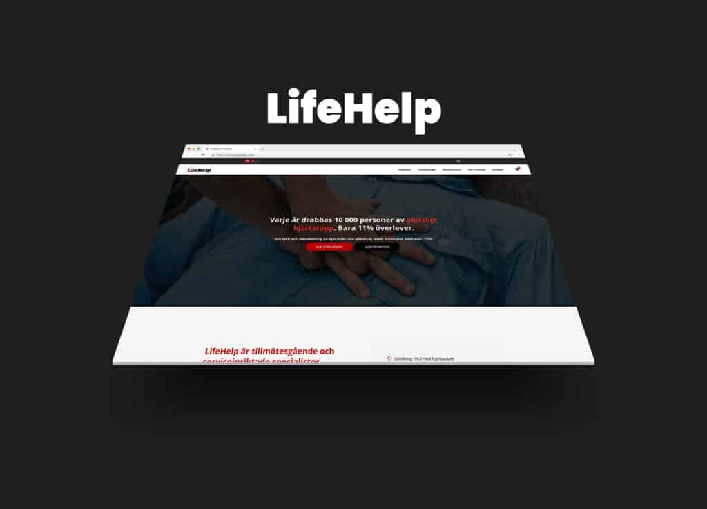 LifeHelps webbplats